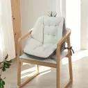 Coussin de chaise court en peluche super doux