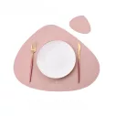 Set de table essuyable double face en cuir souple