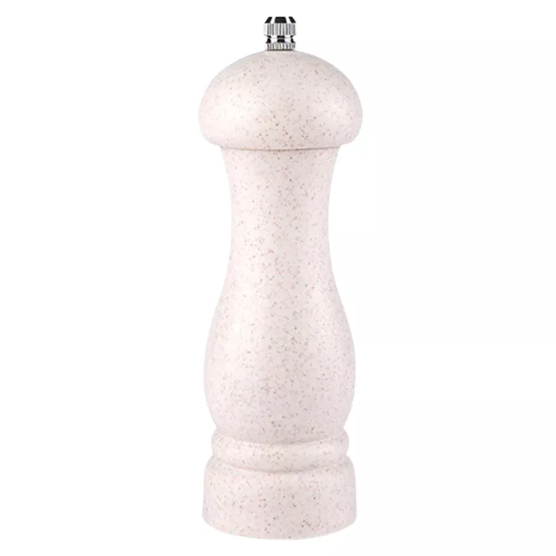Set Salière Et Poivrière En Céramique Crème à Rayures Et Rouge à Pois Blanc – Lot De 2 Mignon