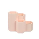 Rangement bureau hexagonal en plastique multifonctionnel