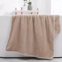 Serviette de bain microfibre douce et absorbante 