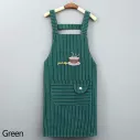 Tablier de cuisine unisexe en coton imperméable et résistant à l'huile avec motifs